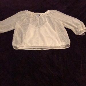 NWT Cream color Liz Claiborne blouse